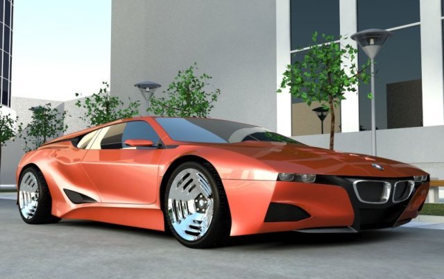 Concept car m1 hommage Modelo 3D .c4d .max .obj .3ds .fbx .stl .blend