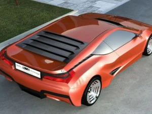 Concept car m1 hommage 3D Model