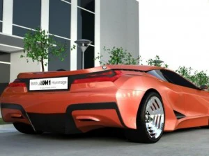 Concept car m1 hommage 3D Model