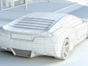 Concept car m1 hommage 3D Model