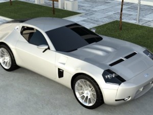 ford shelby gr1 3D मॉडल