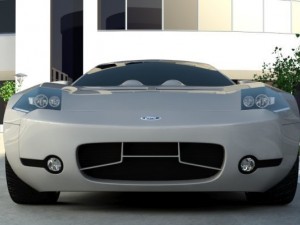 ford shelby gr1 3D मॉडल