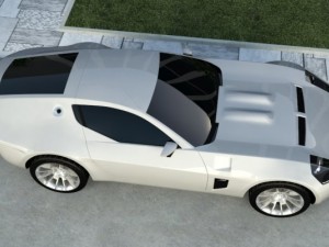ford shelby gr1 3D मॉडल
