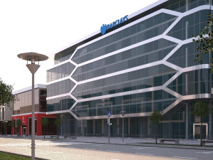 Shopping street - boulevard 3D Model