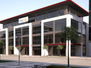 Shopping street - boulevard 3D Model