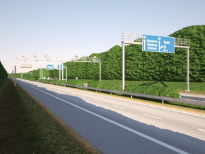 Tileable highway 01 Modelo 3D