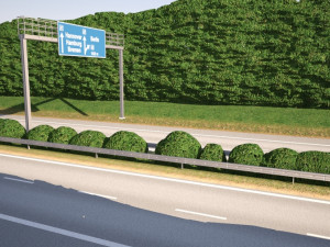 Tileable highway 01 Modelo 3D
