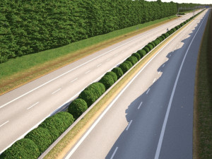 Tileable highway 01 Modelo 3D