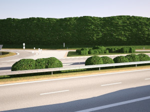 Tileable highway 01 Modelo 3D