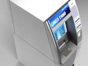 ATM Machine Wincor Nixdorf Cineo Modelo 3D