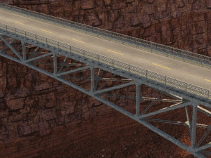 Arched bridge 02 3D Model