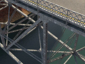 Arched bridge 02 3D Model