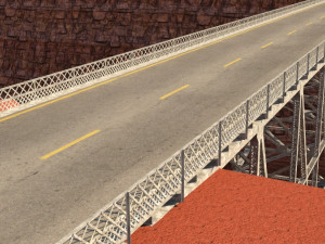 Arched bridge 02 3D Model