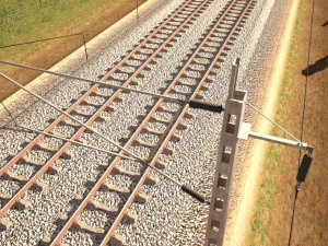 Tileable railway 3D Model