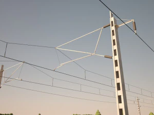 Tileable railway 3D Model