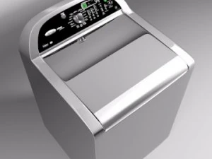 Whirlpool Cabrio Platinum con carico dall'alto Modello 3D