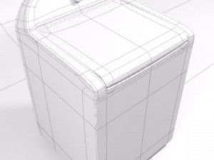 whirlpool cabrio platinum top load 3D Model