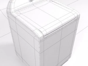 Whirlpool Cabrio Platinum con carico dall'alto Modello 3D