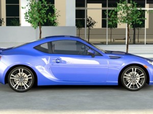 subaru brz sti Modello 3D