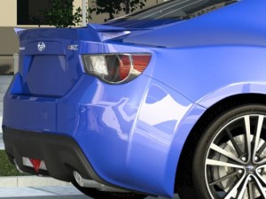 subaru brz sti Modello 3D