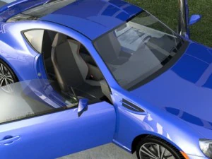 subaru brz sti 3D Model