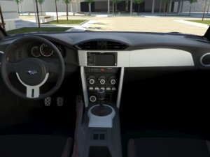 subaru brz sti Modello 3D