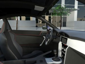 subaru brz sti Modello 3D