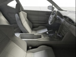 subaru brz sti Modello 3D