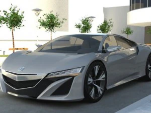 honda acura nsx 2012 3D Model