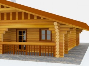 log cabin 3D Модель