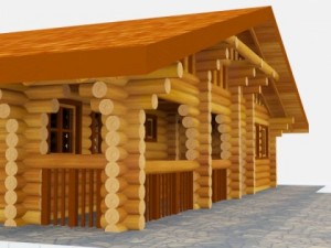 log cabin 3D Модель