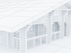 log cabin 3D Модель