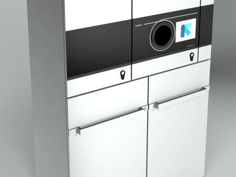 Reverse vending machine Tomra T70 Modelo 3D