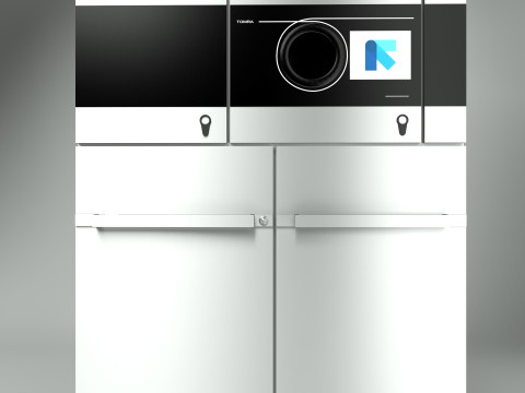 Reverse vending machine Tomra T70 Modelo 3D