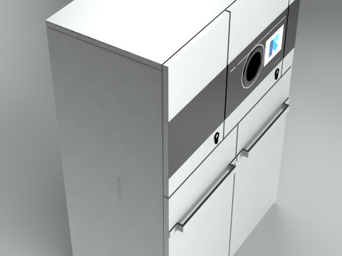 Reverse vending machine Tomra T70 Modelo 3D