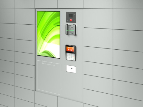 Parcel locker Modelo 3D
