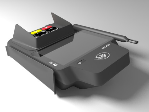 Sunmi P2 Smartpad payment terminal Model 3D