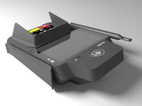 Sunmi P2 Smartpad payment terminal 3D Model