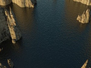 landscape  rocky islands 01 3D Model