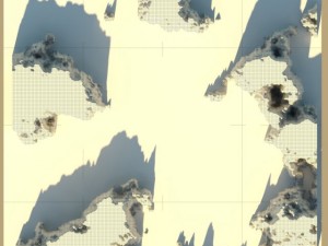 landscape  rocky islands 01 3D Model