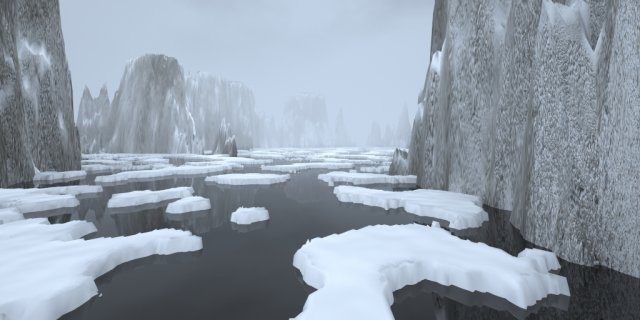 landscape  rocky islands 02 3D Model .c4d .max .obj .3ds .fbx .stl .blend 