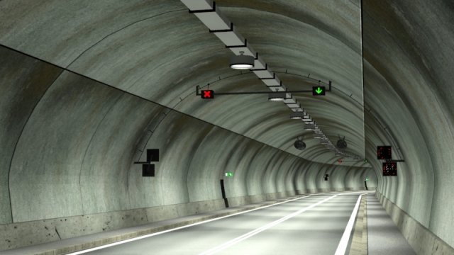 tileable road tunnel 02 Modelo 3D .c4d .max .obj .3ds .fbx .stl .blend 