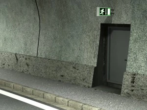 tileable road tunnel 02 3D Model