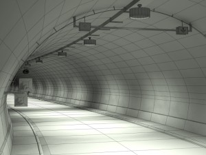 tileable road tunnel 02 Modelo 3D
