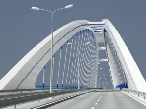 arched bridge 3D Model
