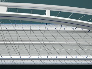 arched bridge 3D 模型