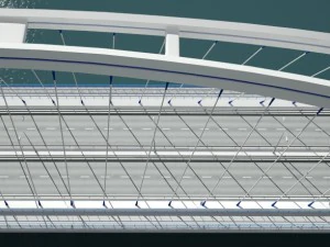 arched bridge 3D Model