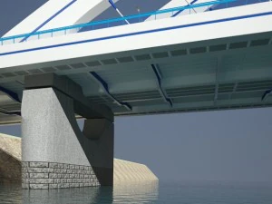 arched bridge 3D Model