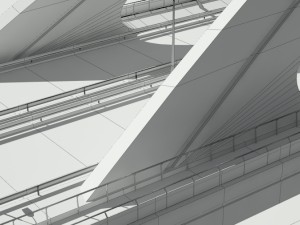 arched bridge 3D 模型