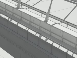 arched bridge 3D 模型